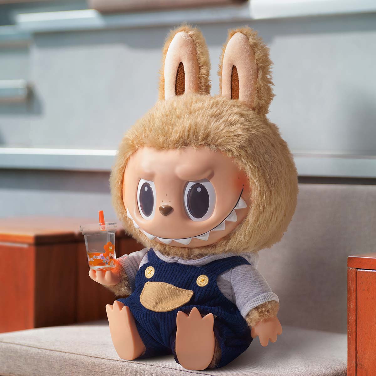 LABUBU Time to chill-Vinyl Plush Doll (BIG SIZE)