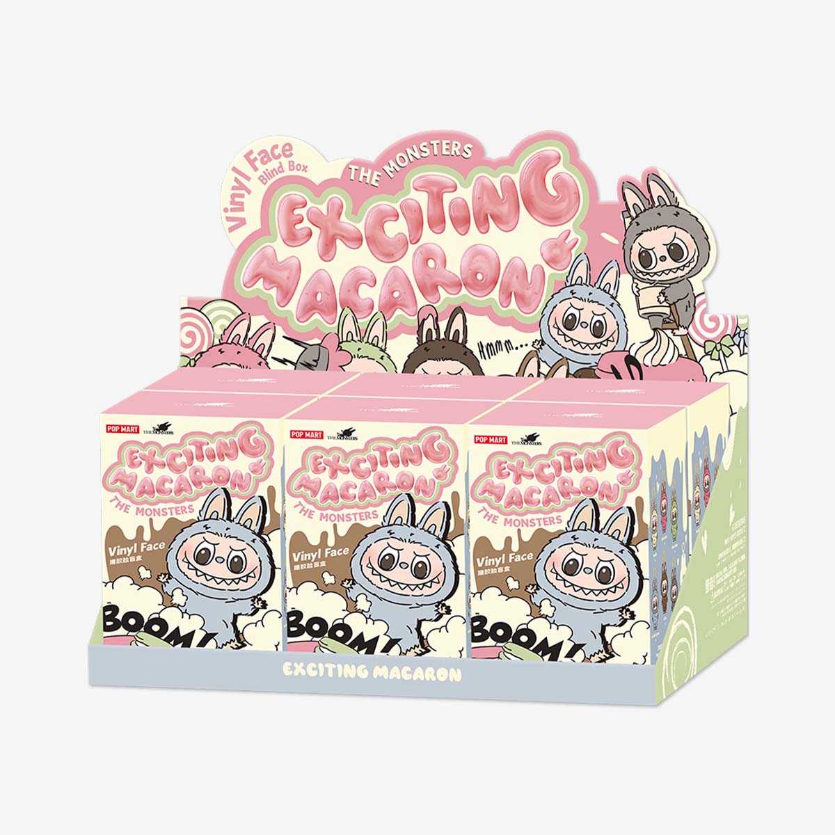 Labubu THE MONSTERS - Exciting Macaron Vinyl Plush - Blind Box