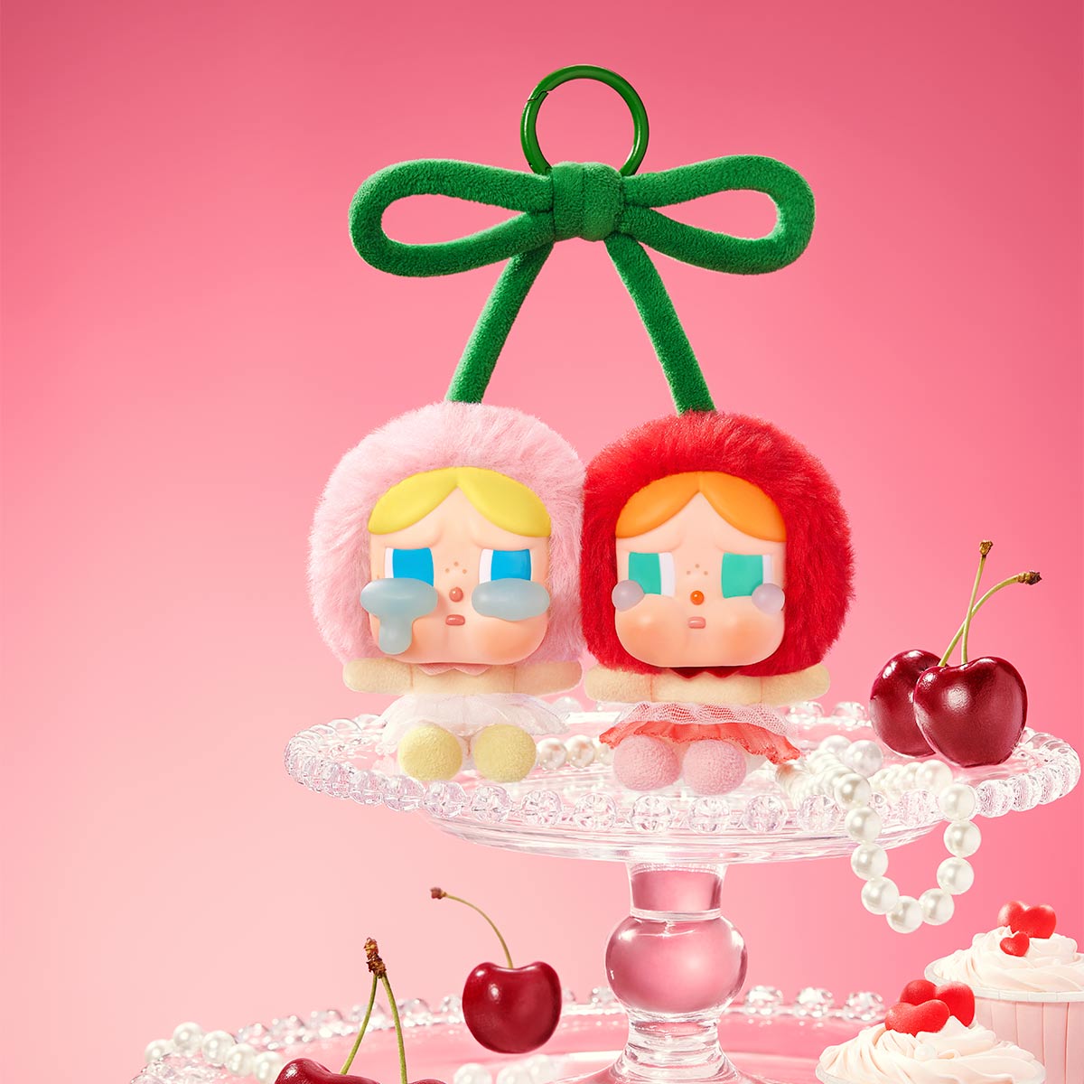 CRYBABY - Crying For Love Series - Vinyl Plush Hanging Card (Love You Cherry Much)