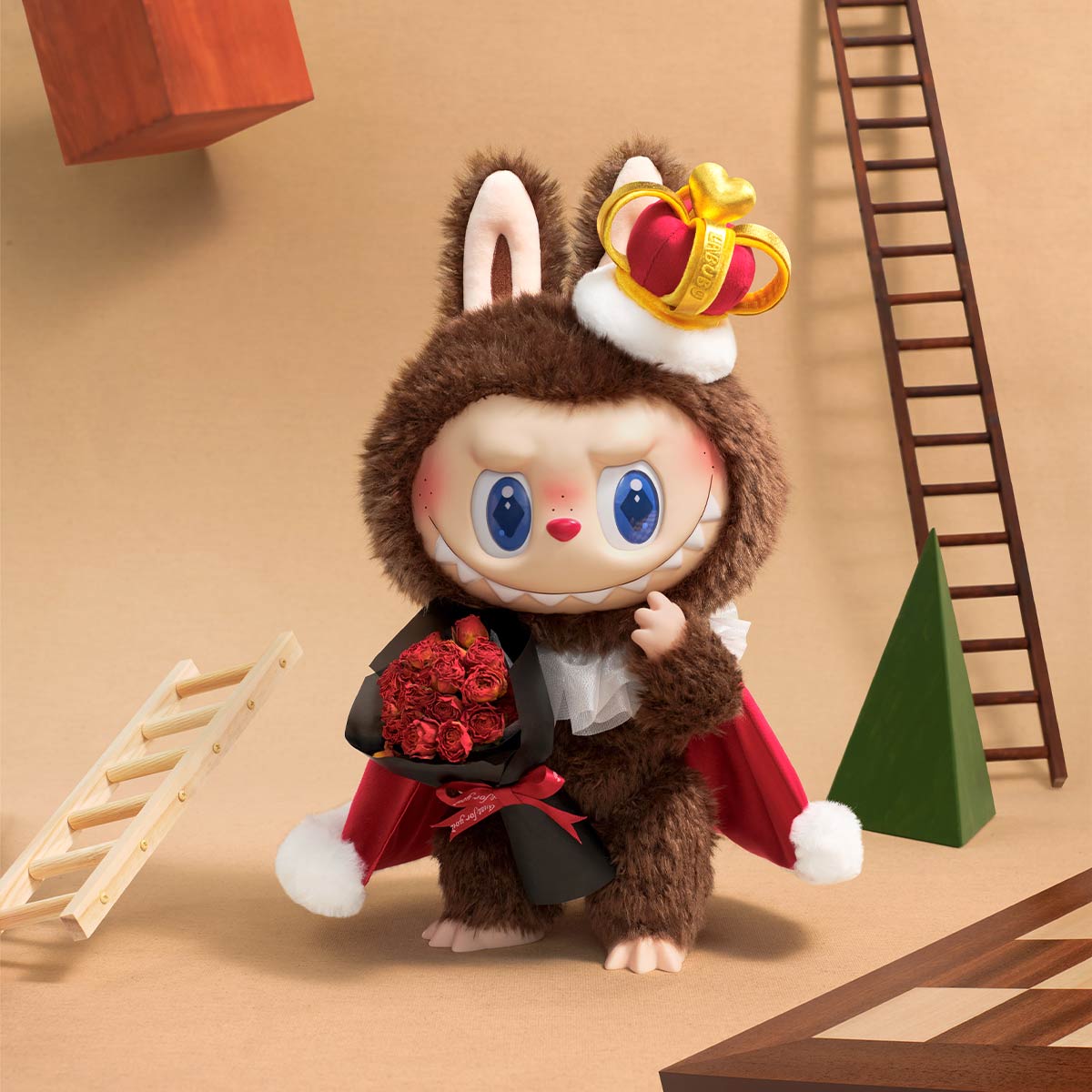 THE MONSTERS Let's Checkmate Series-Vinyl Plush Doll (BIG SIZE)