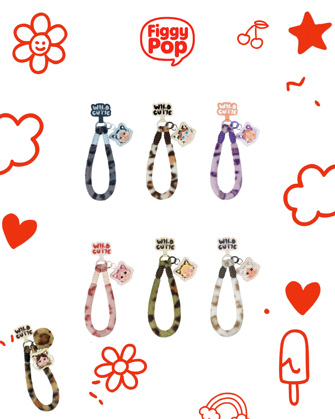 CRYBABY Wild but Cutie Series-Phone Charm Blind Box